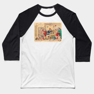 Un Petit souper a la Parisienne by Gillray Baseball T-Shirt